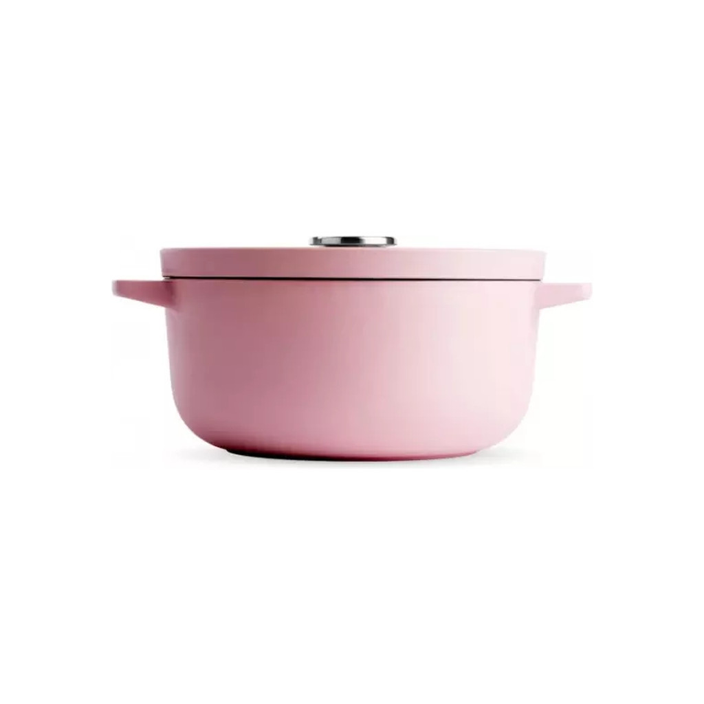 Каструля KitchenAid чавунна з кришкою 3,3 л Суха троянда (CC007430-001) Каструля KitchenAid чавунна з кришкою 3,3 л Суха троянда (CC007430-001)