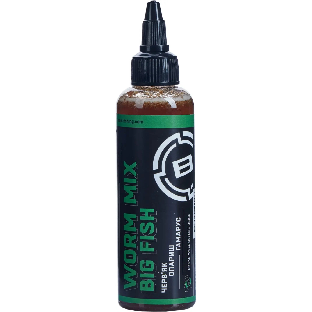 Ліквід Brain Big Fish Worm Mix 100ml (1858.05.82) Ліквід Brain Big Fish Worm Mix 100ml (1858.05.82)