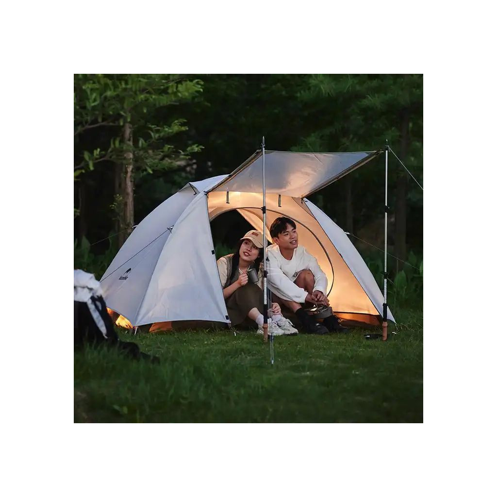 Намет Naturehike тримісний CNK2300ZP024 білий (6976023923708)