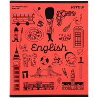 Notebook Kite subject Sketch 48 sheets, English language (K24-240-18)