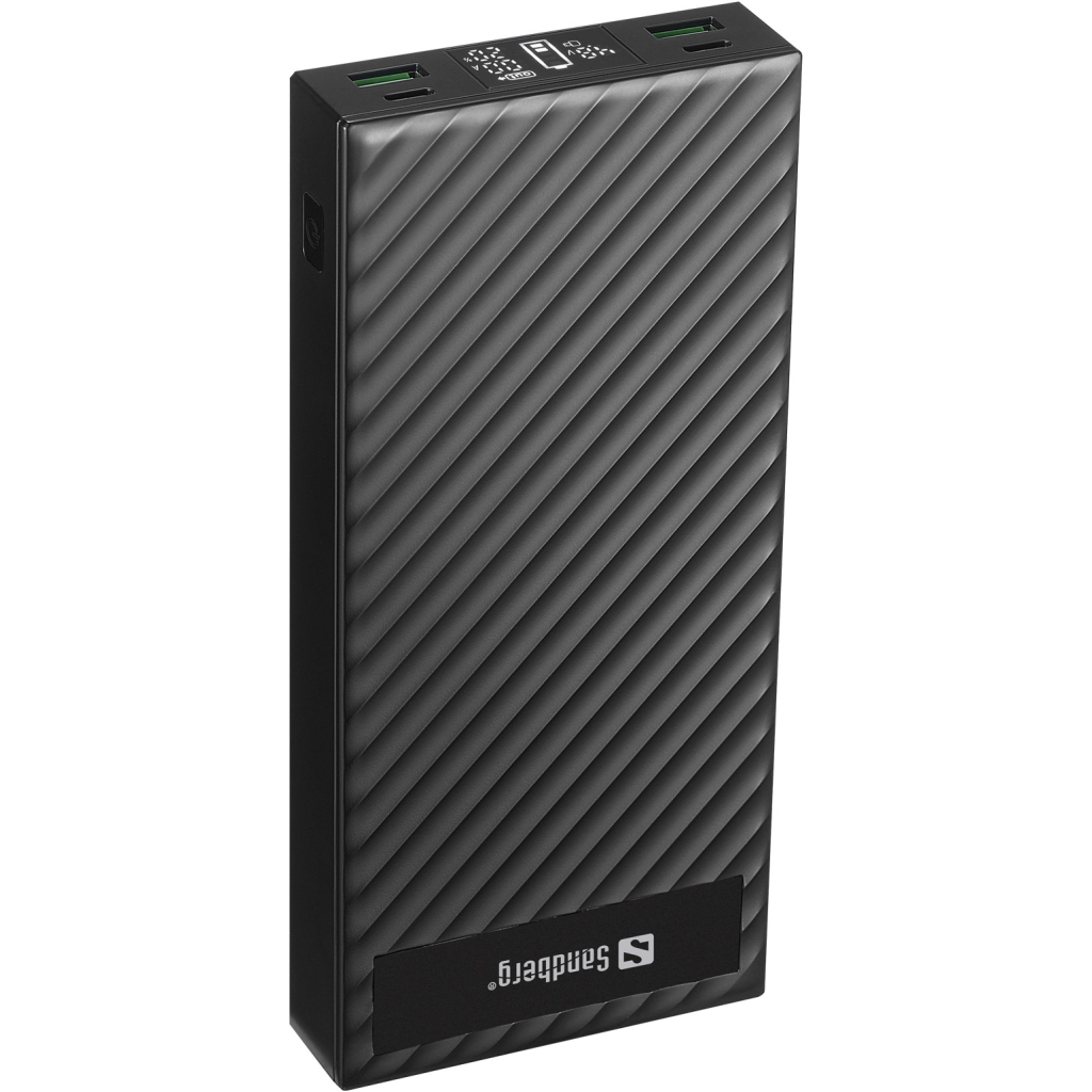 Повербанк Sandberg 30000mAh, PD/100W, QC/3.0, UPS mode, +2*cable 100W (420-87)