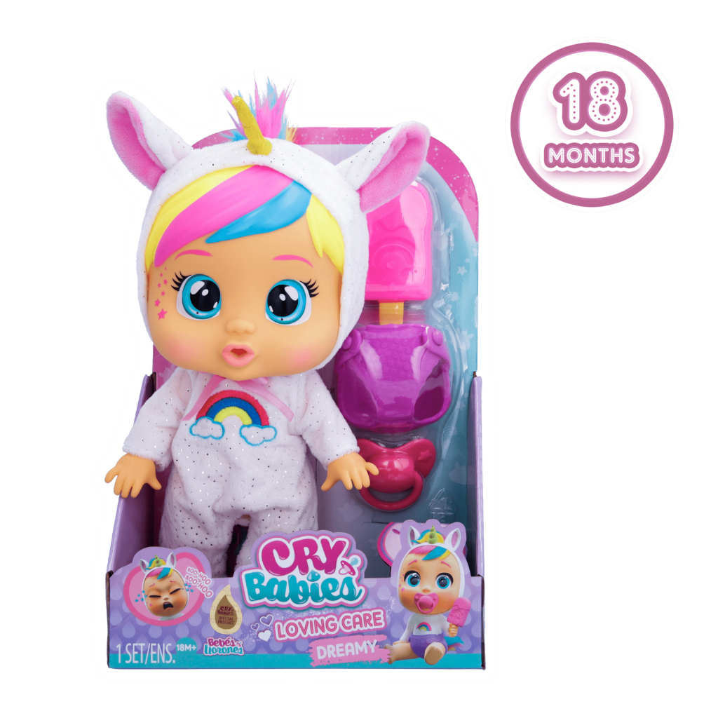 Лялька IMC Cry babies Любов і турбота Плакса Дрімі з аксесуарами 26 см (911840)