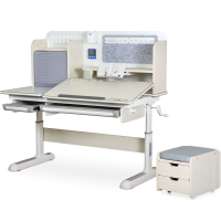 Desk Mealux Winnipeg Multicolor Plus MG Gray (BD-630 MG with cabinet)