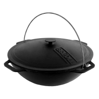 Tourist boiler Brizoll cast iron Asian with a lid 8 l (KA08-1)