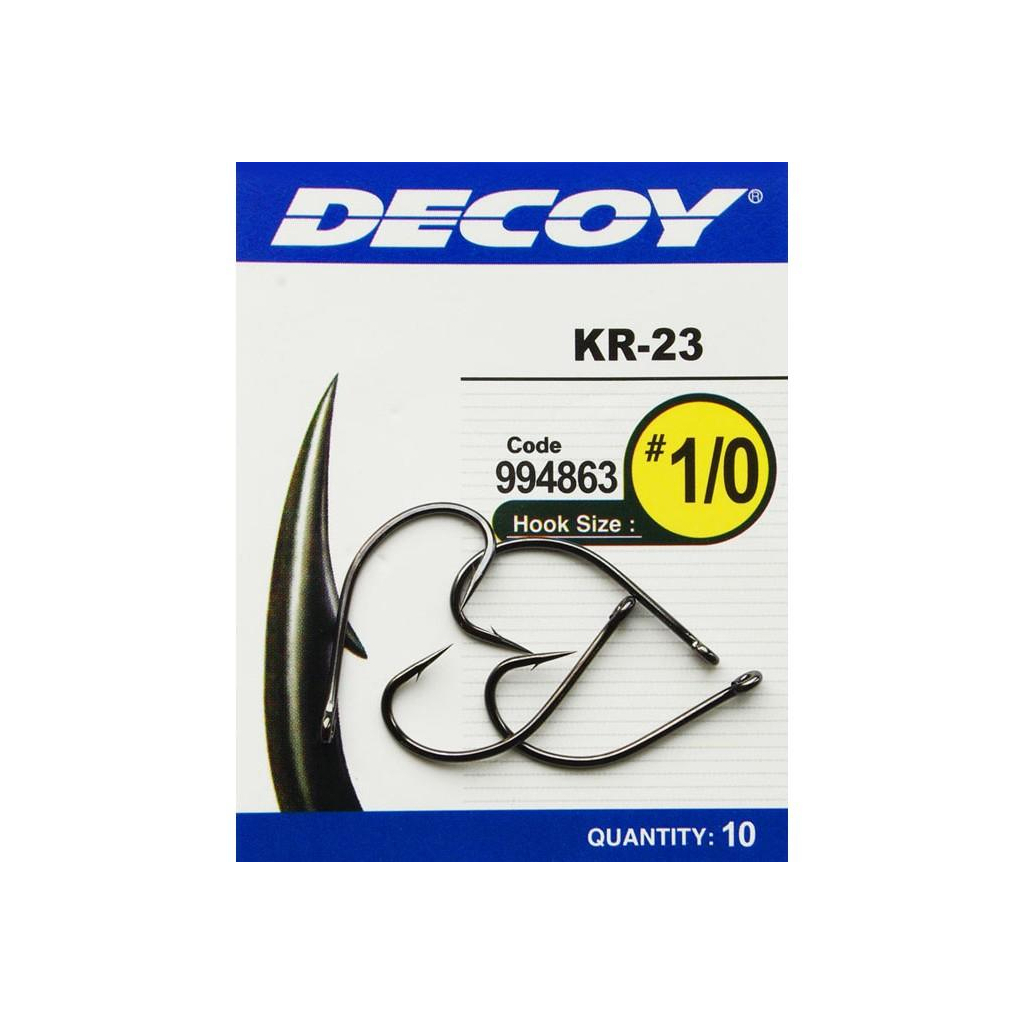 Гачок Decoy KR-23 Black Nickeled 02 (10 шт/уп) (1562.03.23)