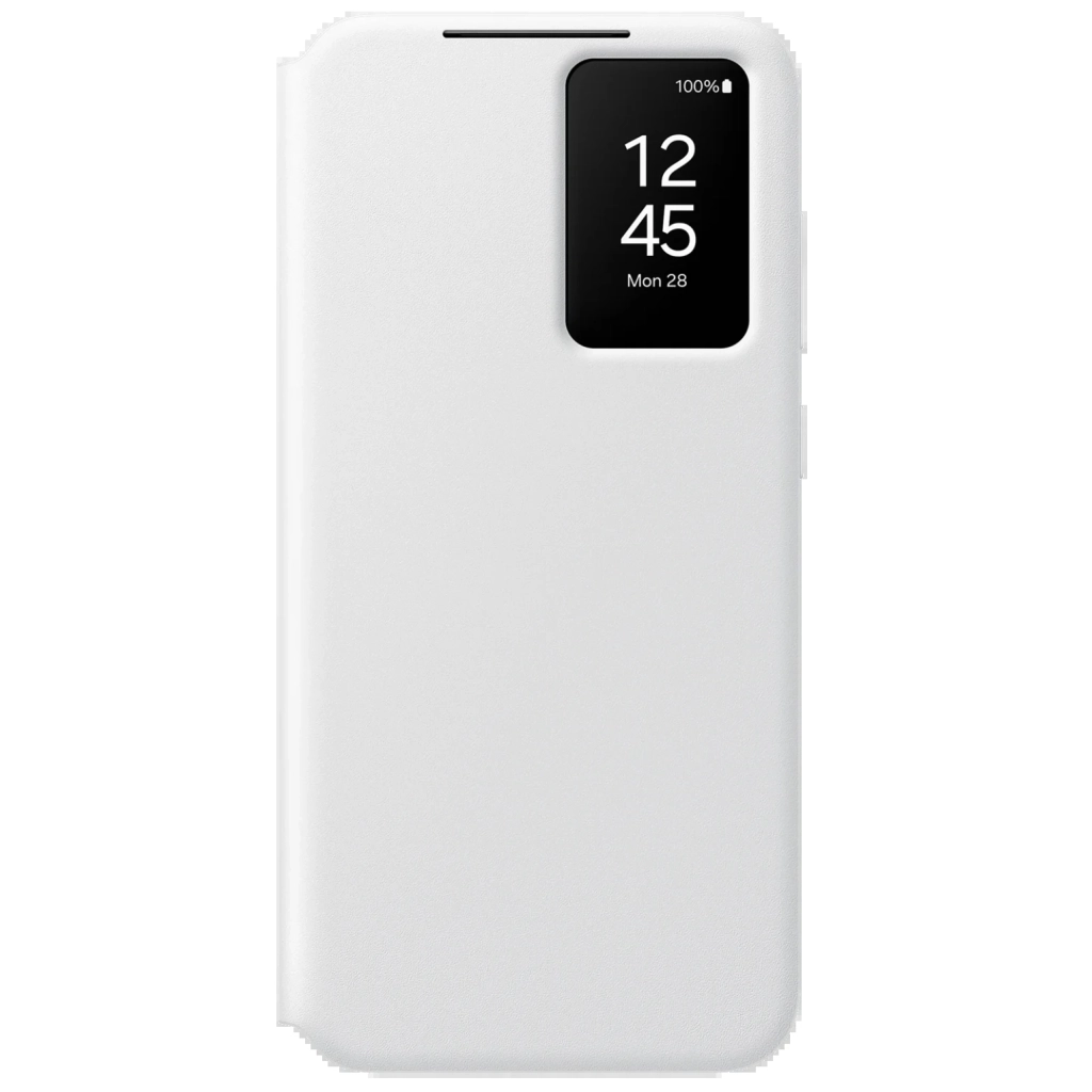 Чохол до мобільного телефона Samsung Smart View Wallet Case Samsung Galaxy S24 FE White (EF-ZS721CWEGWW)