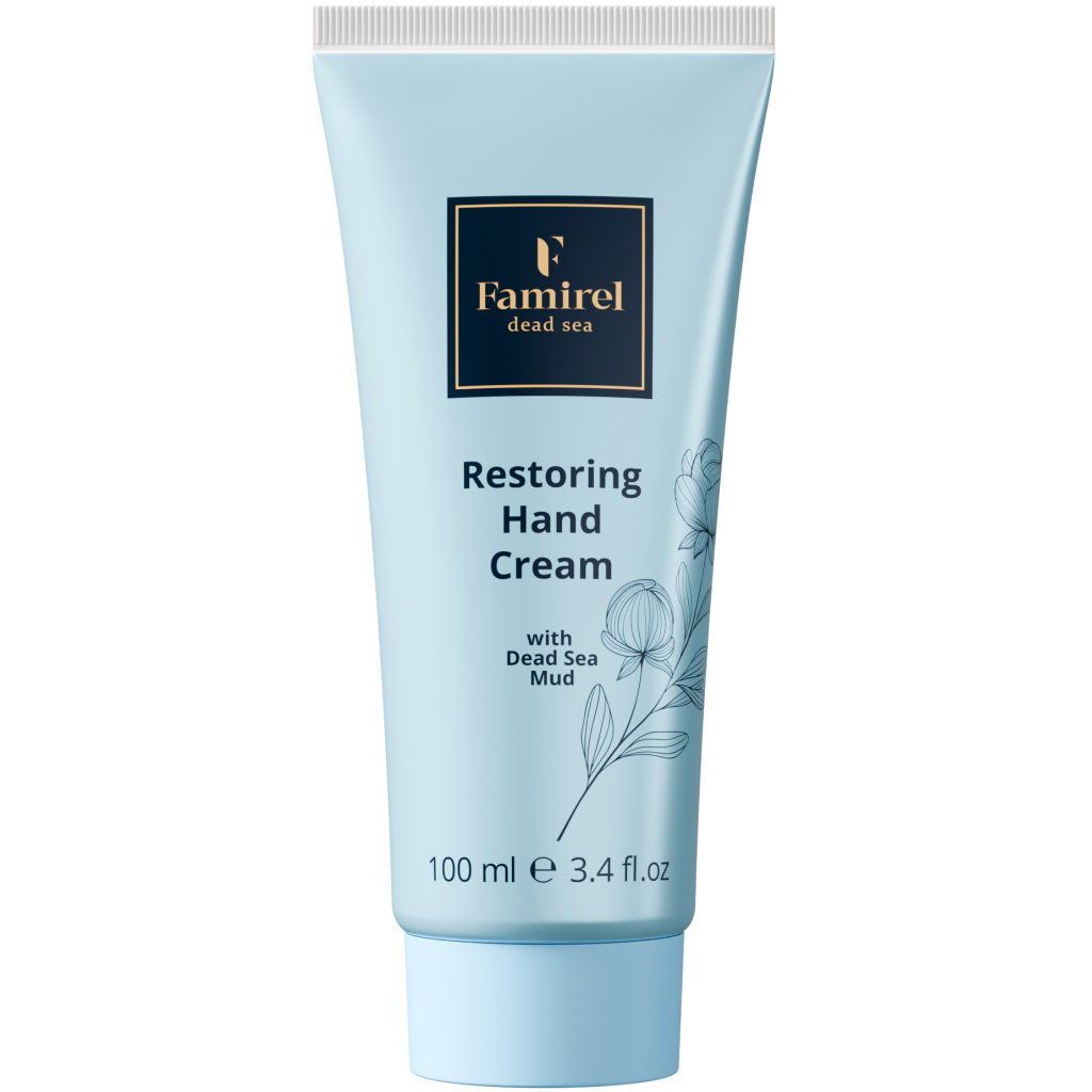 Крем для рук Famirel Restoring Hand Cream Відновлювальний з гряззю Мертвого моря 100 мл (7290114085212)