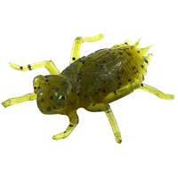 Fishing silicone FishUP Dragonfly 0.75" 074 - Green Pumpkin Seed (12pcs/pack) (1864.04.75)