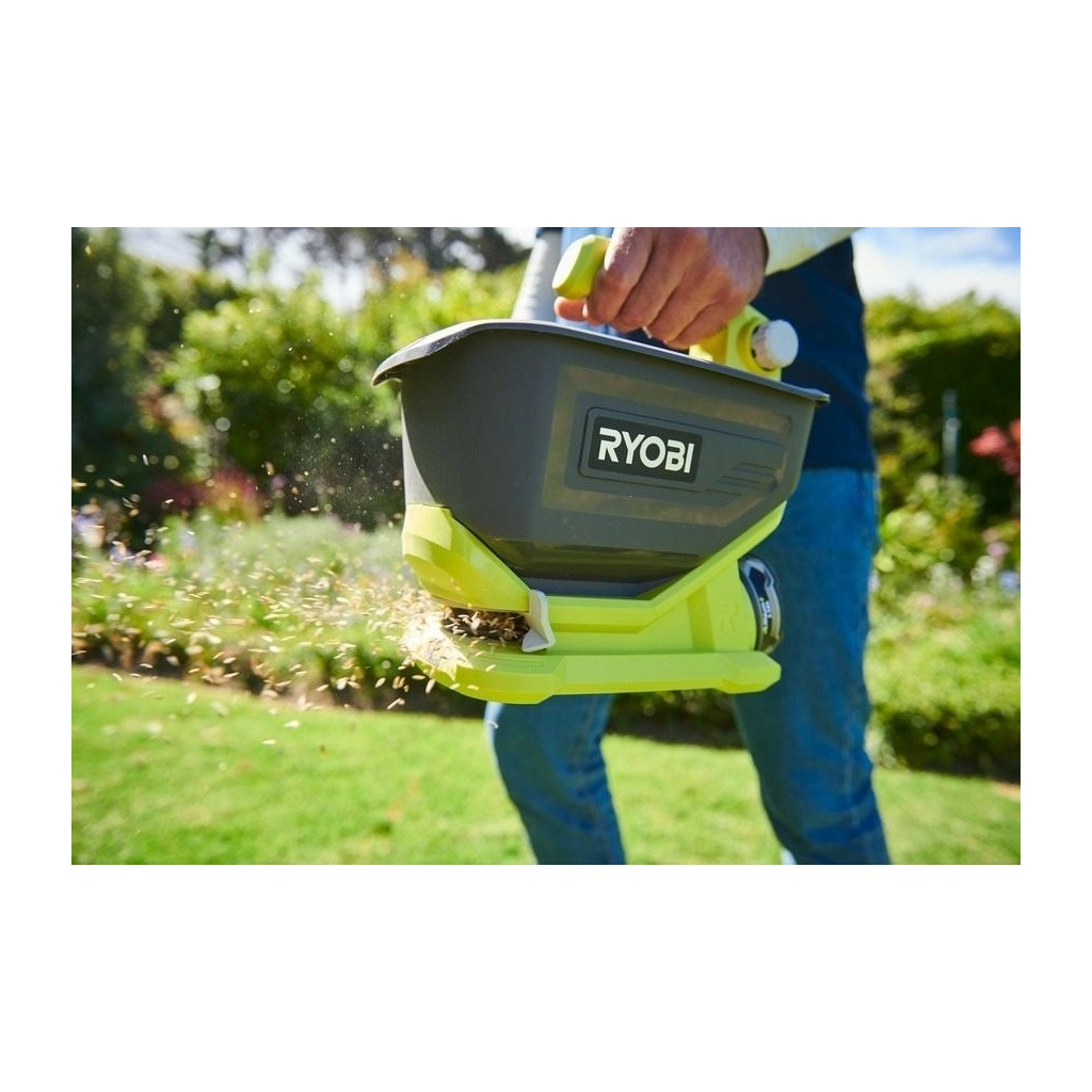 Сівалка Ryobi акумуляторна ONE+ OSS1800, 18V, 4л, розкид до 3.5м, 1.4кг (без АКБ та ЗП) (5133003729)