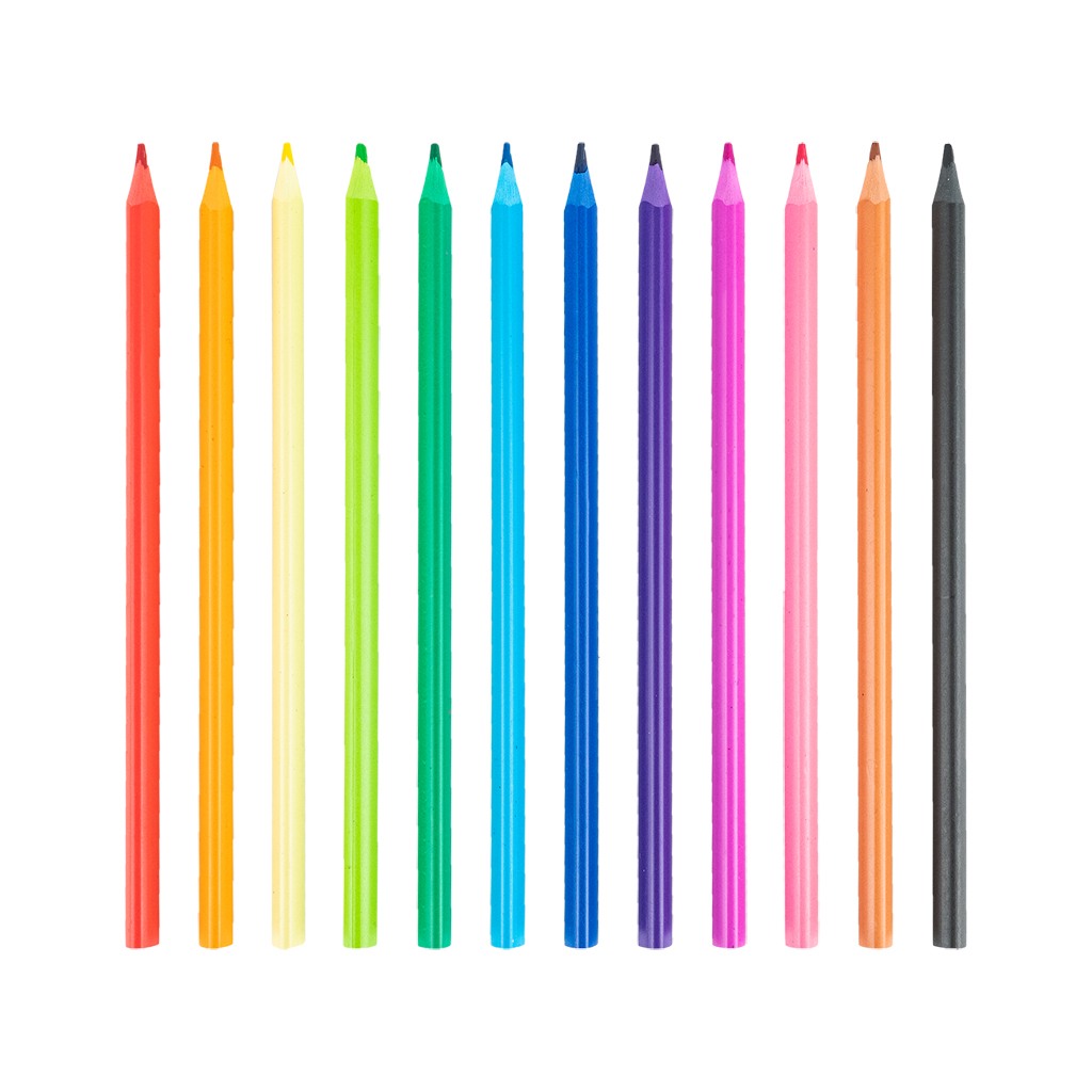 Олівці кольорові Kite Triangle пластикові, 12 кольорів (K24-049-3) Олівці кольорові Kite Triangle пластикові, 12 кольорів (K24-049-3)