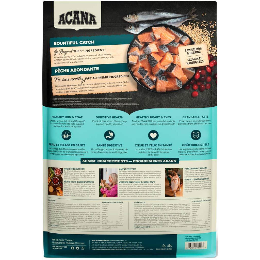 Сухий корм для кішок ACANA Bountiful Catch 4.5 кг (0064992714444)