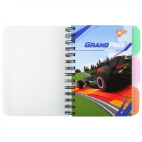 Notebook Yes B6 Grand prix 144 sheets plastic cover (681983)