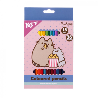 Colored pencils Yes Pusheen 18 pcs 36 col. (290769)