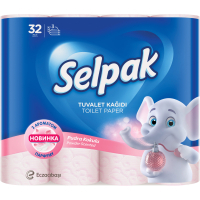 Toilet paper Selpak Perfumed Powder 3 layers 32 rolls (8690530324824)