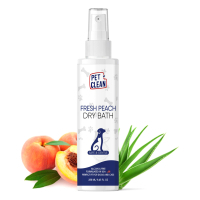 Shampoo for animals Pet Clean DRY BATH-FRESH PEACH with peach aroma 250 ml (8939117888428)