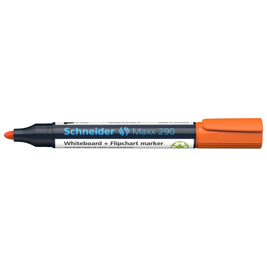 Маркер Schneider MAXX для дошок та фліпчартів 290, помаранчевий (S129106) Маркер Schneider MAXX для дошок та фліпчартів 290, помаранчевий (S129106)