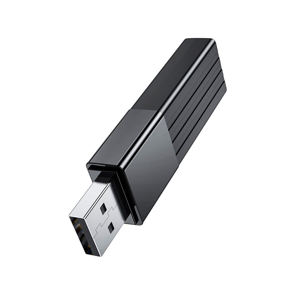Зчитувач флеш-карт HOCO USB3.0 to microSD, microSDHC, microSDXC, SD, SDHC, SDXC, HB20 Black (6931474735218)