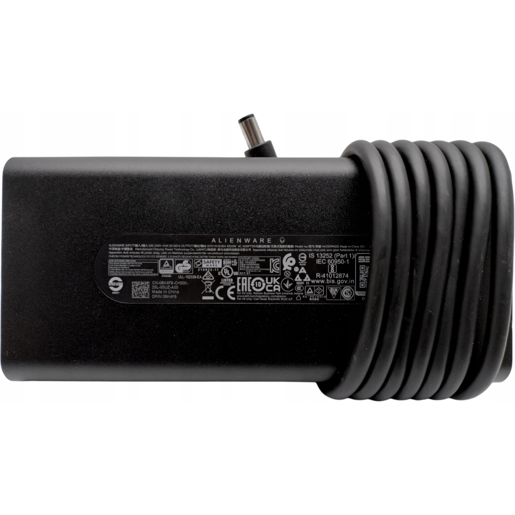 Блок живлення до ноутбуку Dell 330W Alienware GaN 19.5V, 16.92A, 7.4/5.0(pin inside), Oval-корпус (HA330PM201 / A40400) Блок живлення до ноутбуку Dell 330W Alienware GaN 19.5V, 16.92A, 7.4/5.0(pin inside), Oval-корпус (HA330PM201 / A40400)