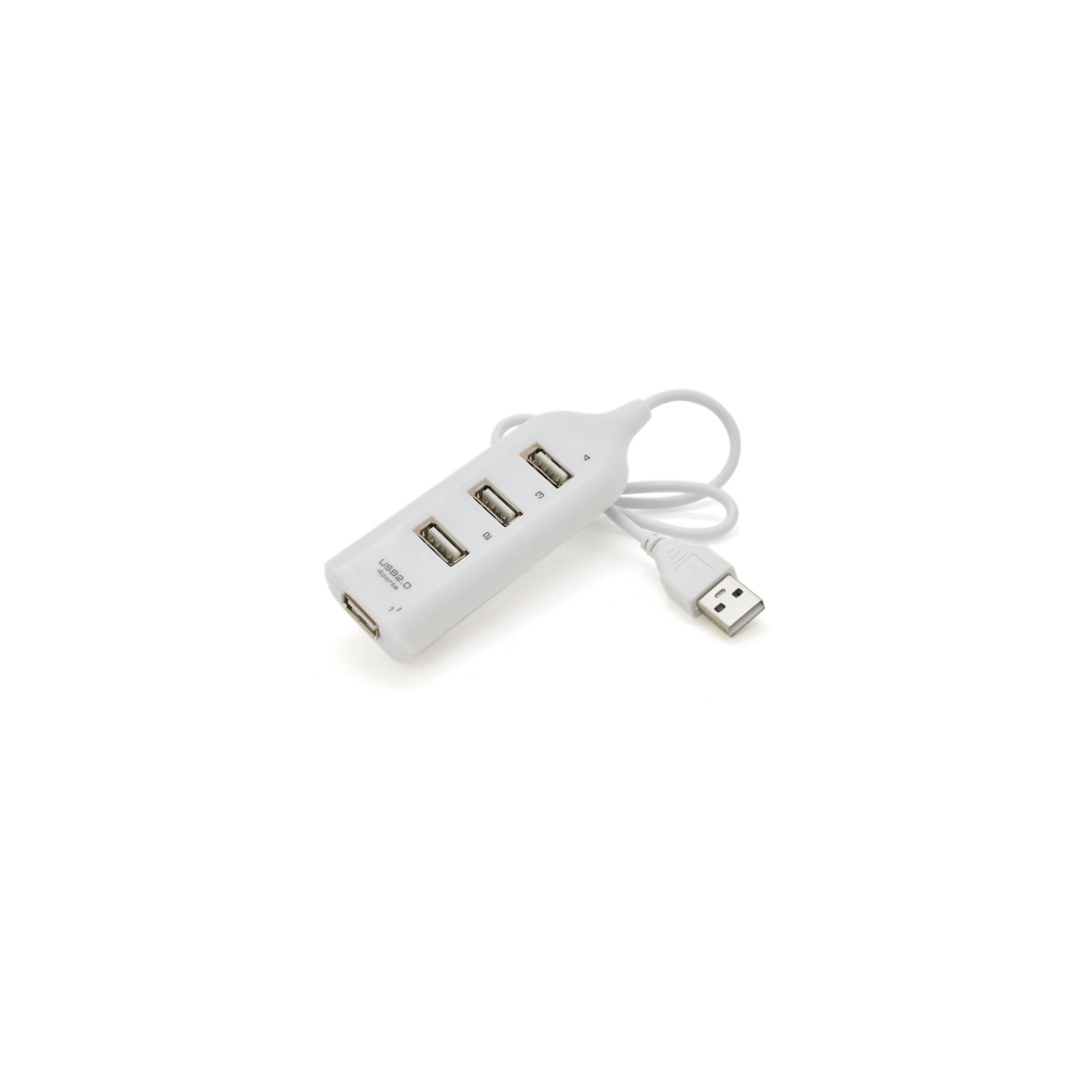 Концентратор Voltronic USB 2.0 to 4xUSB white (DNS-HUB4-OW)