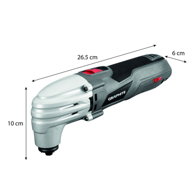 Реноватор Graphite 250W, 15000-21000об/хв, кейс (59G023)