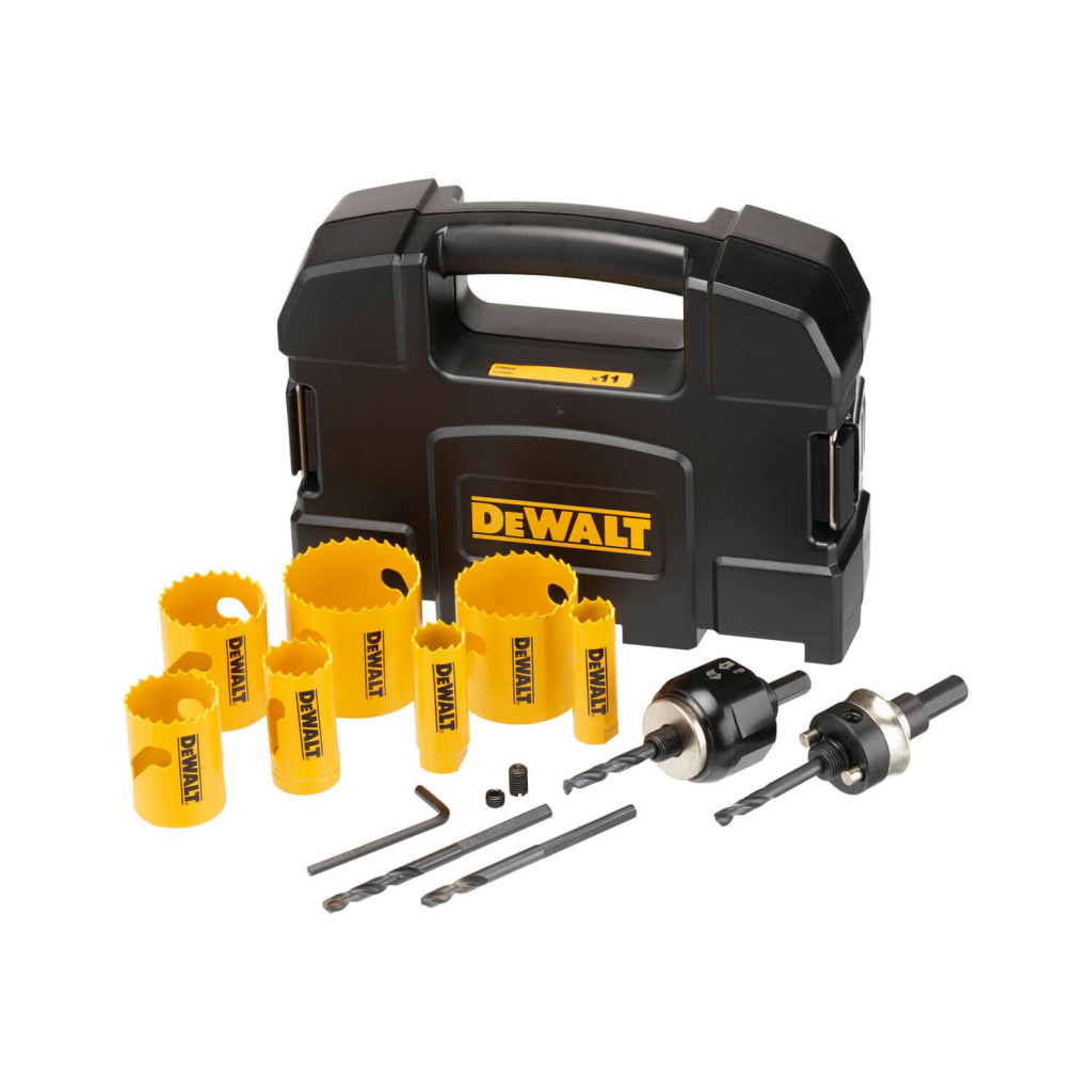 Коронка DeWALT EXTREME BIM, набор коронока-цифенборон, центруюче свердло (DT90355) Коронка DeWALT EXTREME BIM, набор коронока-цифенборон, центруюче свердло (DT90355)