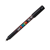 Marker UNI Posca PC-1MR 0.7 mm Black (PC-1MR BLACK(N))