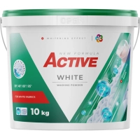 Washing powder Active PR White With the aroma of freshness 10 kg + Dispenser (4820196011194)