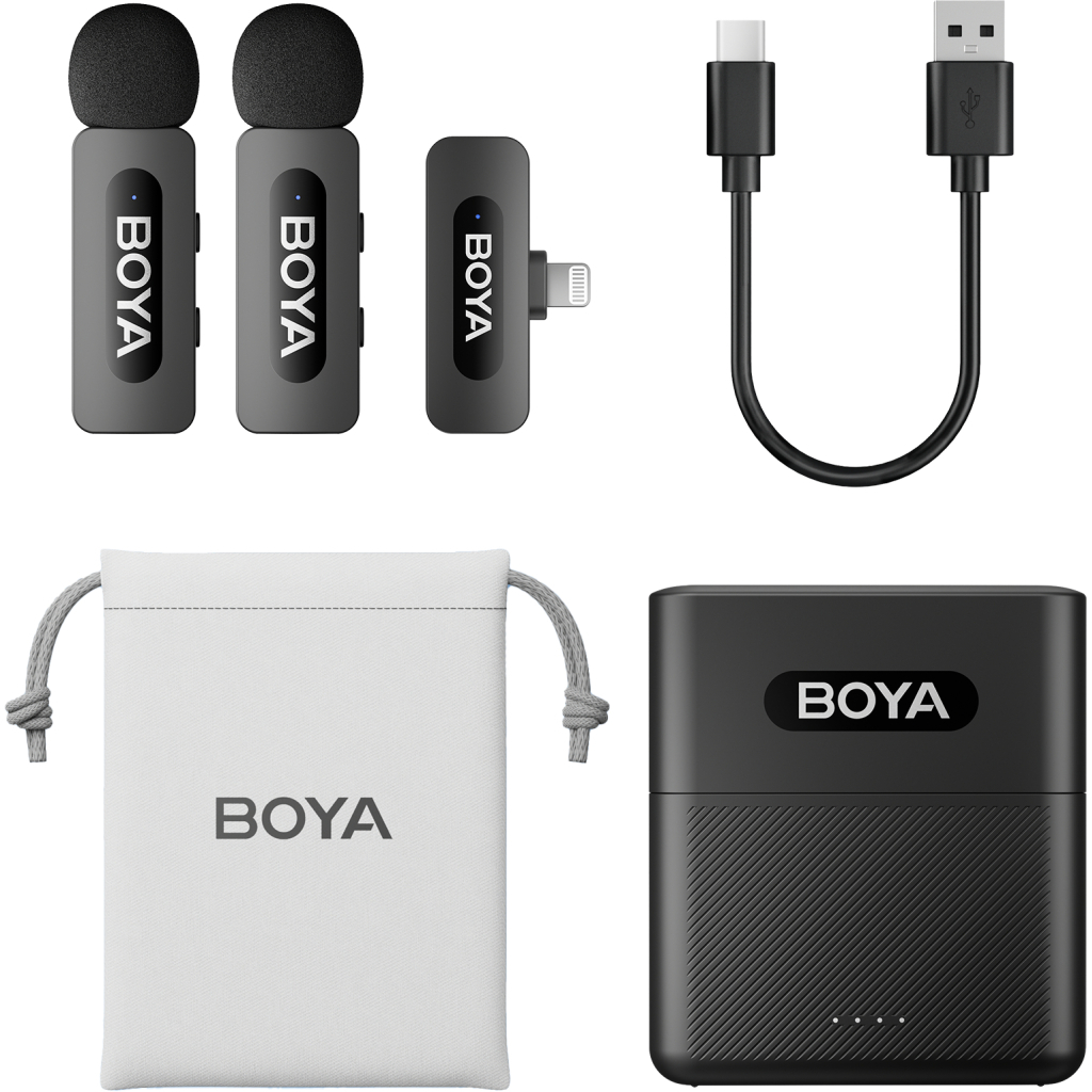 Мікрофон Boya BY-V3 Lightning Black (BY-V3) Мікрофон Boya BY-V3 Lightning Black (BY-V3)