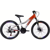 Bicycle Space 24" LYRA DD FR frame-11" AL 2026 orange-silver (OPS-SP-24-080)