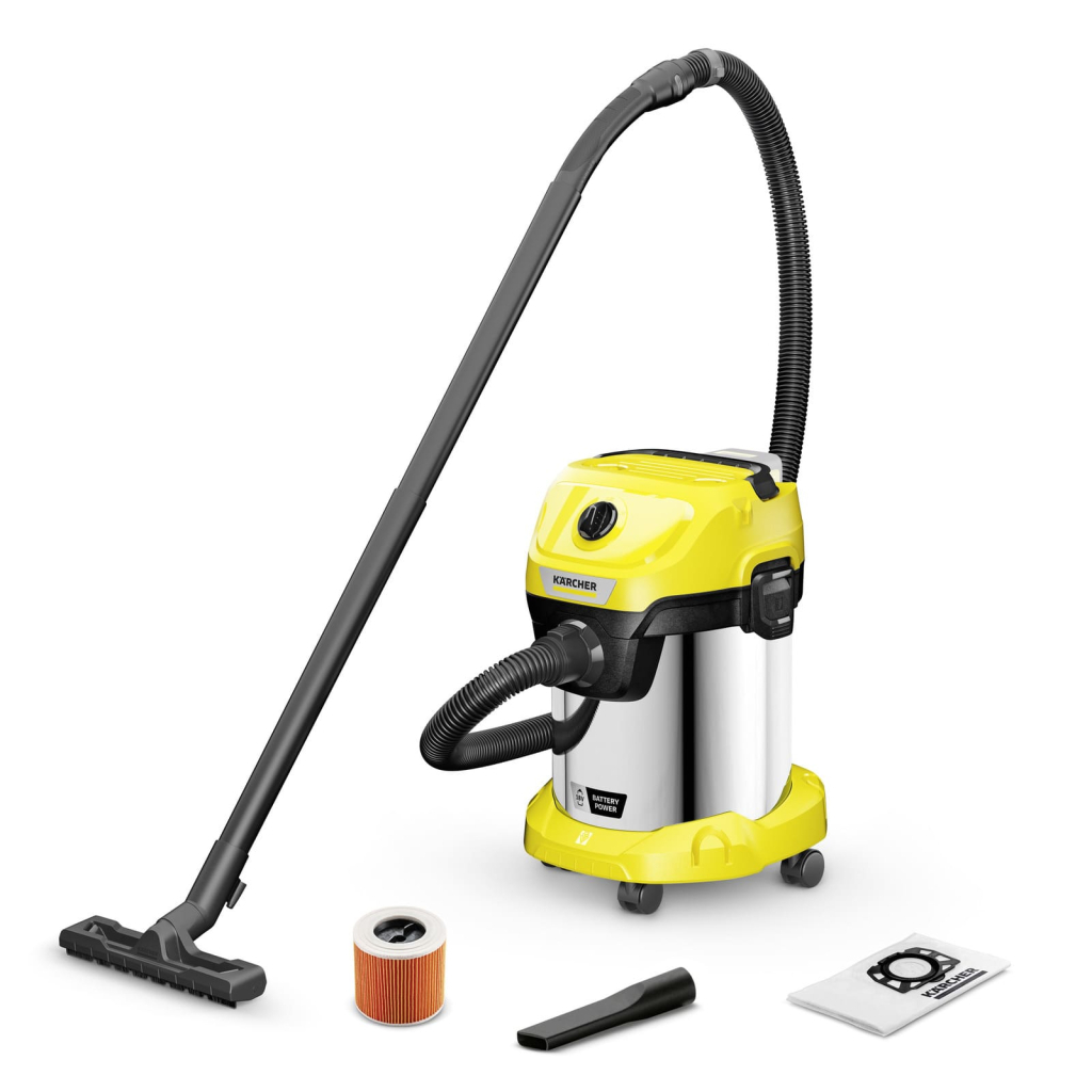 Пилосос будівельний Karcher WD 3-18 S V-17/20 (1.628-575.0)