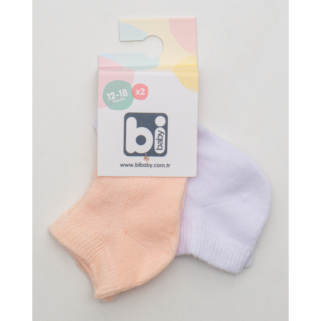 Шкарпетки дитячі Bibaby однотонні (68355-12-18-creampeach)