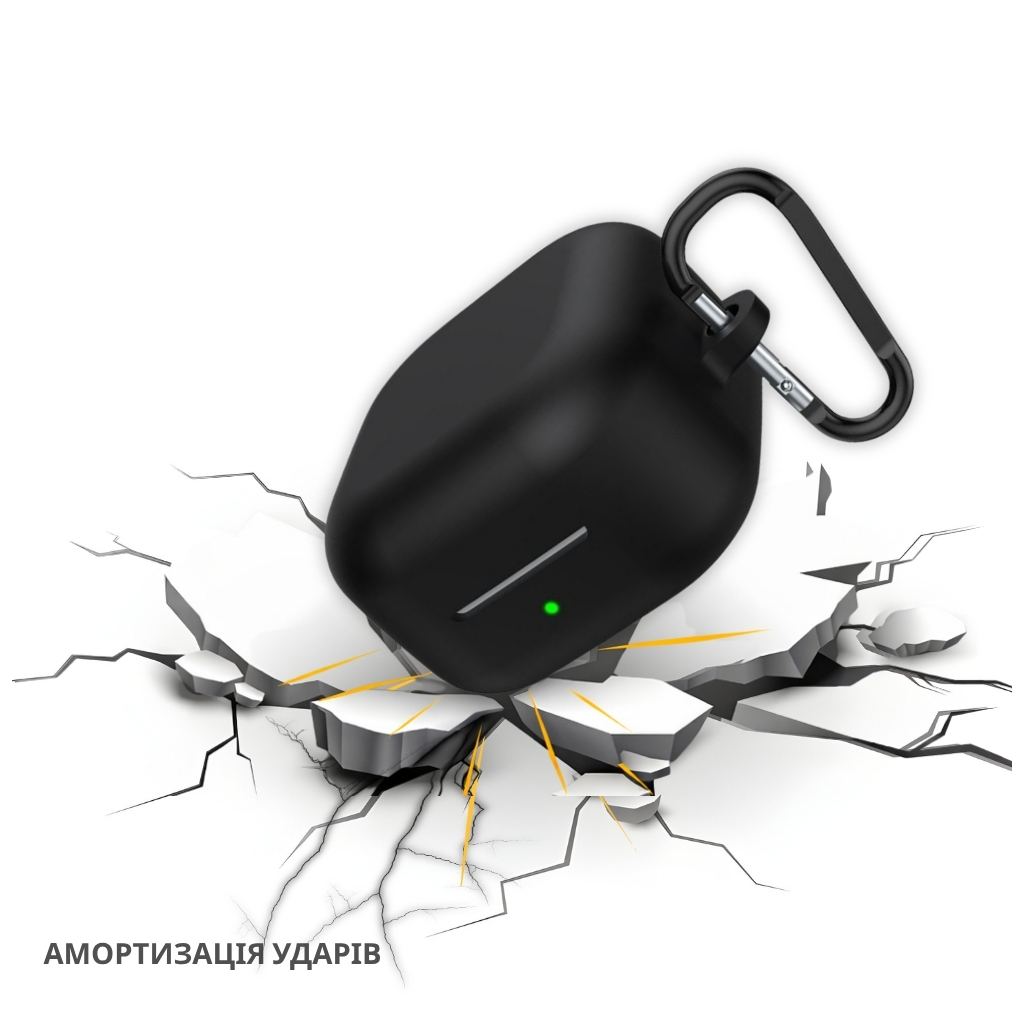 Чохол для навушників BeCover Silicon для Samsung Galaxy Buds 4 / 4 Pro Black (715874)