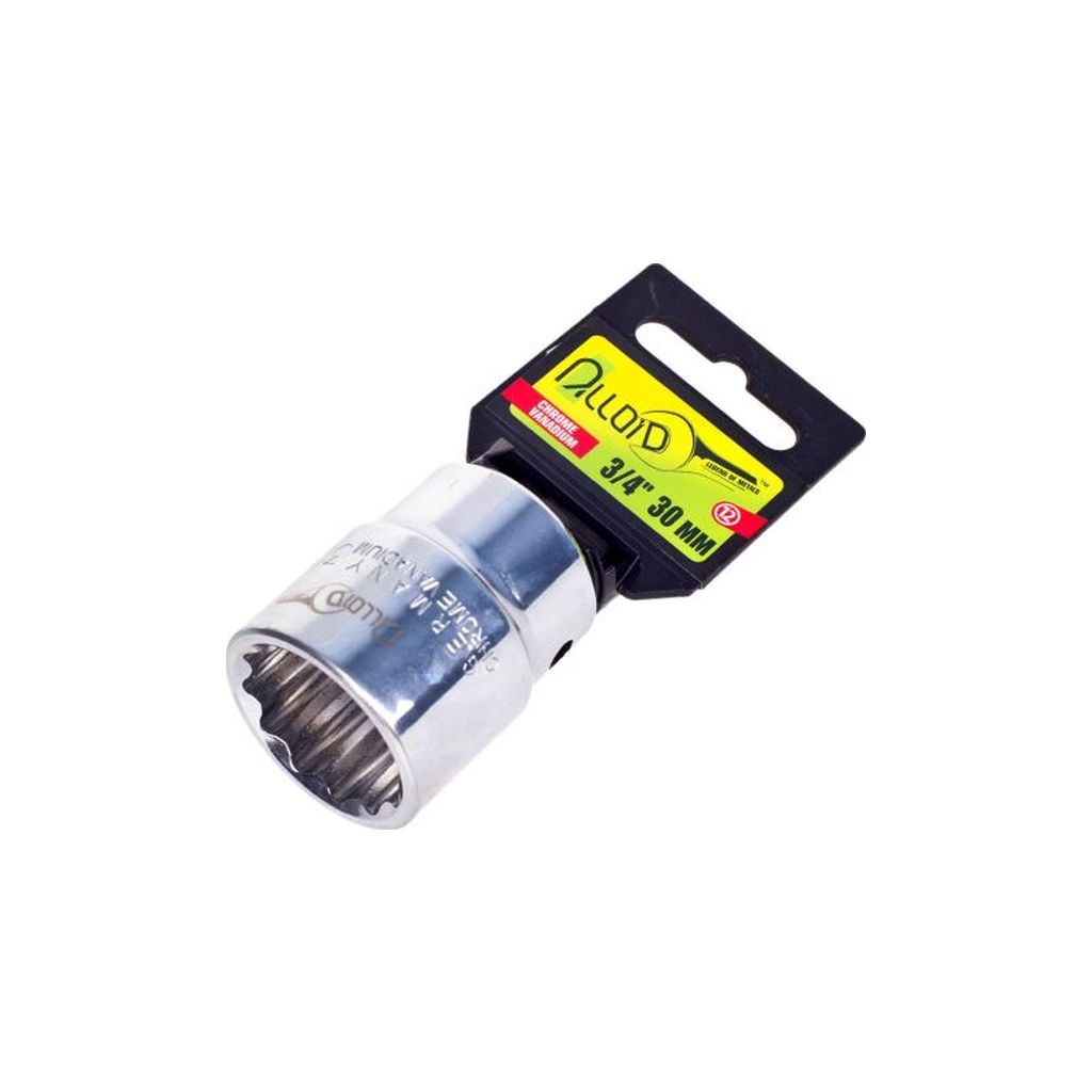 Торцева головка Alloid 3/4", 12-гранна, 19мм (TG-60119M-12)