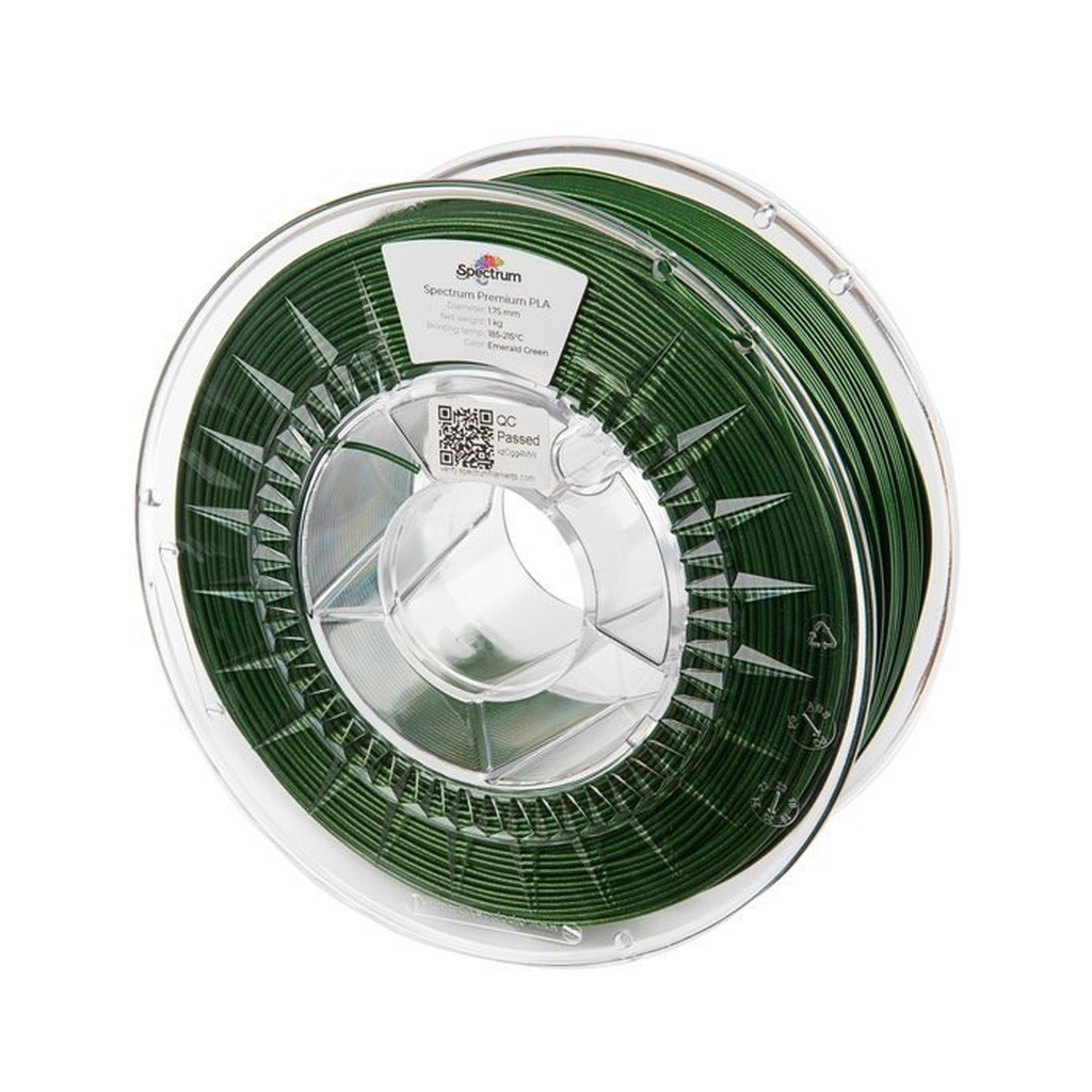 Пластик для 3D-принтера Spectrum PLA Glitter 1.75mm 1kg Green,Emerald (80183)