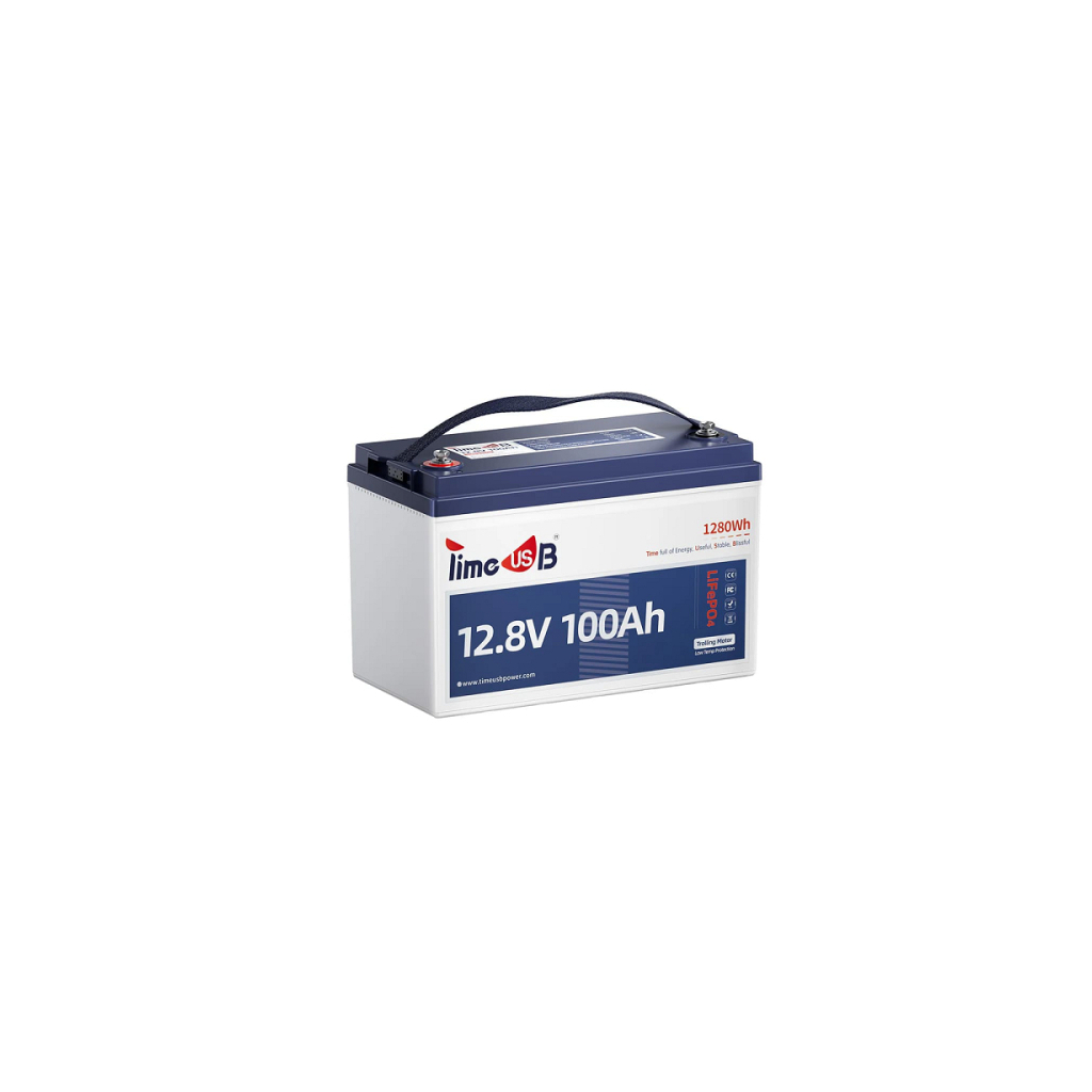 Батарея LiFePo4 Timeusb 12.8V 100Ah Low-Temp 1280Wh BMS 100A (T12V100-100-TM-4-A100) Батарея LiFePo4 Timeusb 12.8V 100Ah Low-Temp 1280Wh BMS 100A (T12V100-100-TM-4-A100)