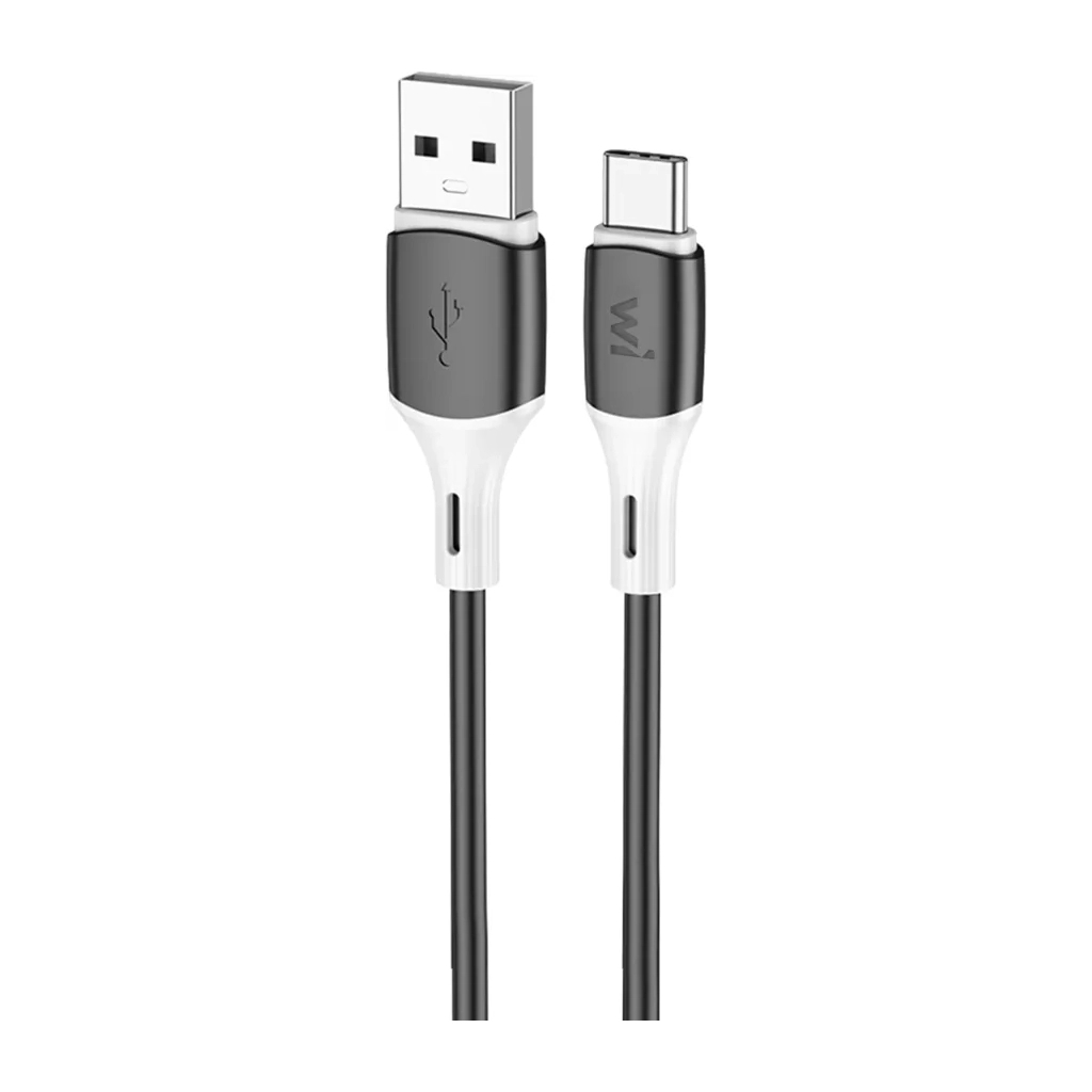 Дата кабель USB 2.0 AM to USB-C 1.0m silicone black Wibrand (WI.DC/MA1B-UC) Дата кабель USB 2.0 AM to USB-C 1.0m silicone black Wibrand (WI.DC/MA1B-UC)