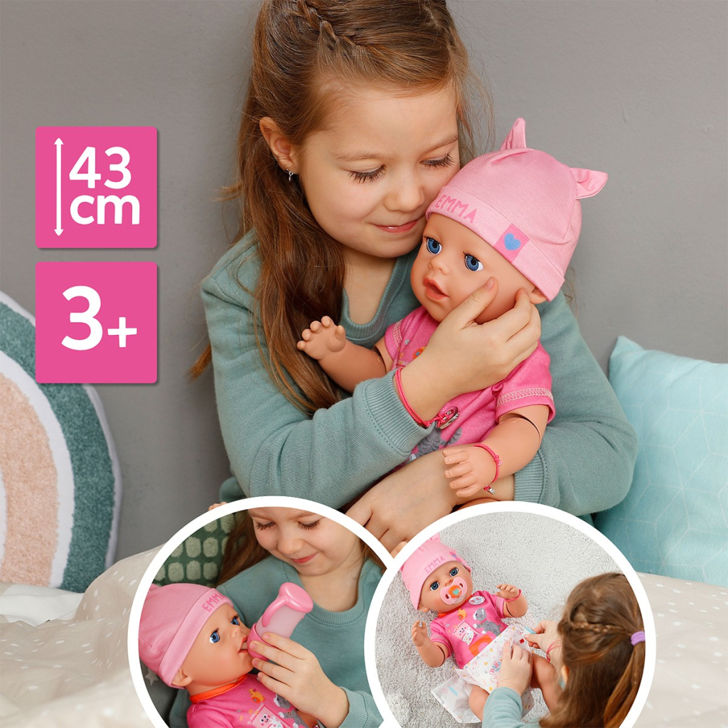 Пупс Baby Born Click and Play Емма 43 см (839966)