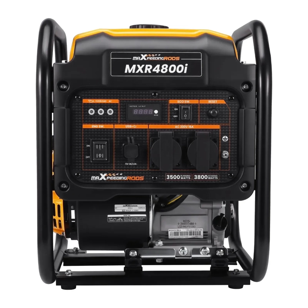 Генератор maXpeedingRODS MXR4800i інверторний (3,8 kW), 220V, 50H (mxr4800i)