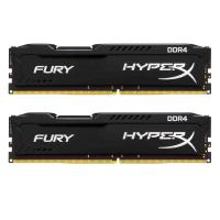 Модуль пам'яті для комп'ютера DDR4 16GB (2x8GB) 2133 MHz Fury Black Kingston Fury (ex.HyperX) (HX421C14FBK2/16)