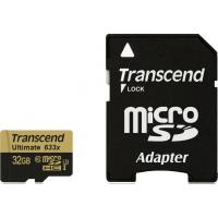 Карта пам'яті Transcend 32GB microSD Class10 UHS-I U3 (TS32GUSDU3)