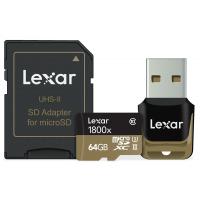 Карта пам'яті Lexar 64GB microSDXC class 10 UHS-II U3 (LSDMI64GCRBEU1800R)