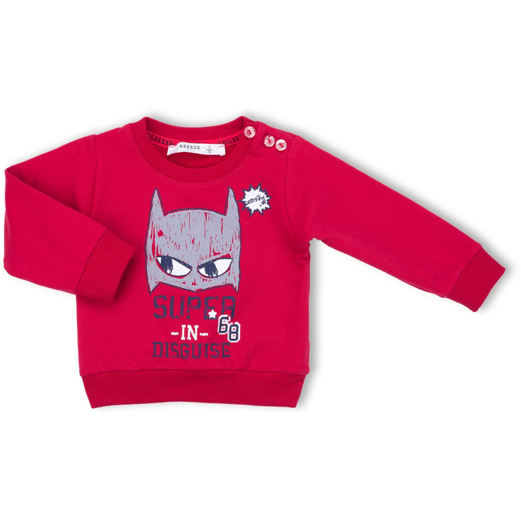 Набір дитячого одягу Breeze "Super in disguise" (10419-92B-red)