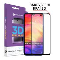 Скло захисне MakeFuture Xiaomi Redmi Note 7 Full Cover Full Glue 3D (MGF3D-XRN7)