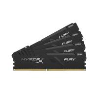 Модуль пам'яті для комп'ютера DDR4 32GB (4x8GB) 2666 MHz HyperX Fury Black Kingston Fury (ex.HyperX) (HX426C16FB3K4/32)