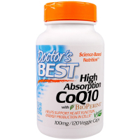 Antioxidant Doctor's Best Coenzyme Q10 High absorption 100mg, BioPerine, 120 gels (DRB-00188)