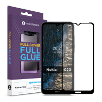 Скло захисне MakeFuture Nokia C20 Full Cover Full Glue (MGF-NC20)