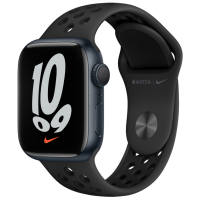 Смарт-годинник Apple Watch Series 7 Nike GPS 41mm Midnight Aluminium Case with An (MKN43UL/A)