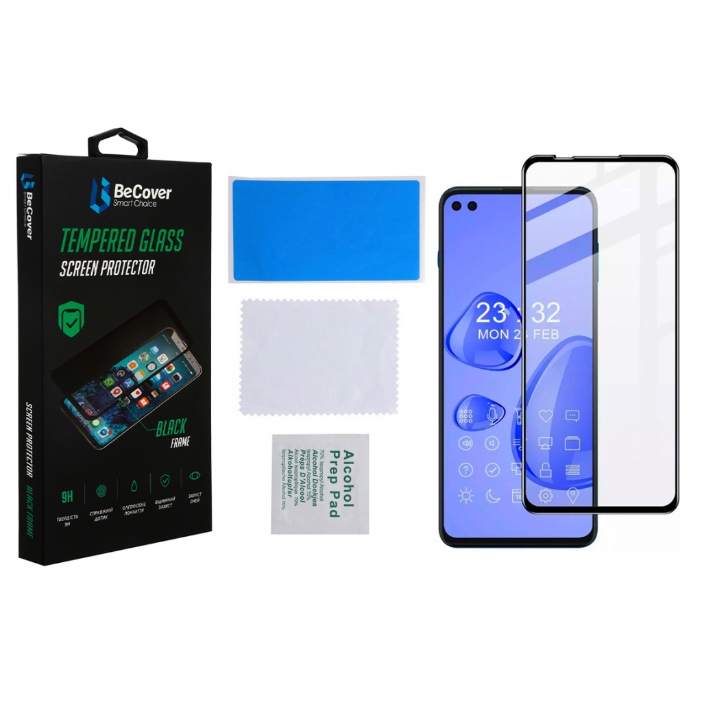 Скло захисне BeCover Motorola Moto G100 Black (706895) Скло захисне BeCover Motorola Moto G100 Black (706895)
