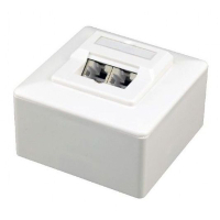 Комп'ютерна розетка RJ45x2 FTP cat.6 Cablexpert (MWS-2S6-01)