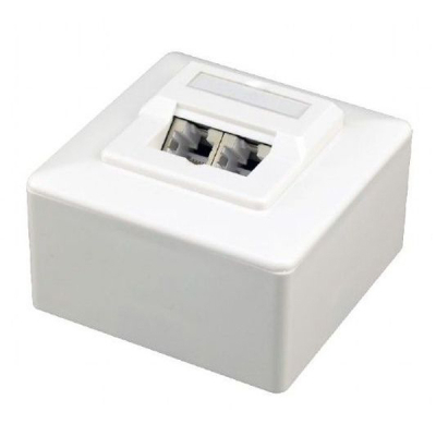 Network socket Cablexpert RJ45x2 FTP, cat.6 (MWS-2S6-01)